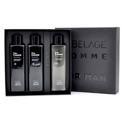 Набор уходовых средств для лица мужской Dr. HOMME FOR MAN 3 SET, LEBELAGE, 250 мл*2, 250 мл