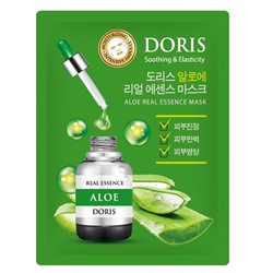 Маска на тканевой основе ALOE REAL ESSENCE MASK, DORIS, 25 мл