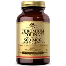 Solgar Chromium Picolinate 500 mcg