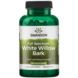 Swanson Full Spectrum White Willow Bark 400 mg