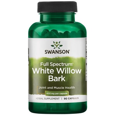 Swanson Full Spectrum White Willow Bark 400 mg