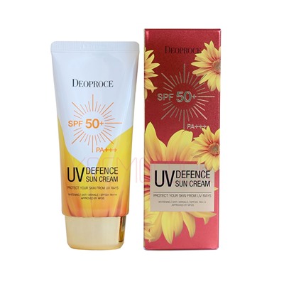 Крем солнцезащитный для лица и тела UV DEFENCE SUN PROTECTOR SPF50+ PA+++,  DEOPROCE, 70 г