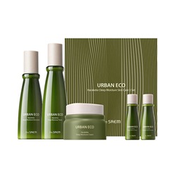 Набор косметических средств Urban Eco Harakeke Deep Moisture Skin Care 3 Set, Saem, 150 мл/150 мл/30 мл/30 мл/50 мл