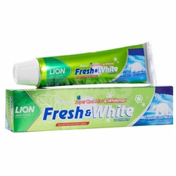 Зубная паста Мятная Свежесть Fresh & White Toothpaste Fresh Cool Mint, LION  160 мл