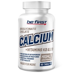 Be First Calcium bisglycinate chelate + K2 + D3