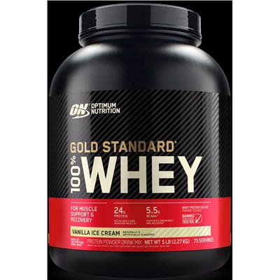 Optimum Nutrition 100 % Whey protein Gold standard 2270 г