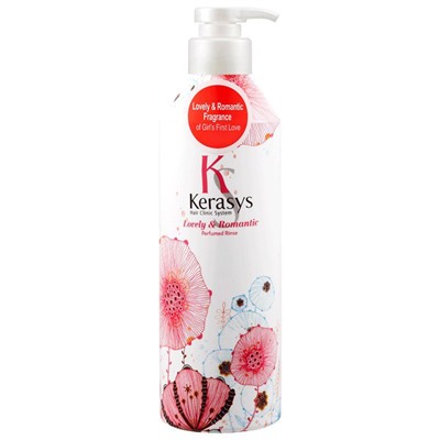 Кондиционер для поврежденных волос Романтик Lovely & Romantic Parfumed Rinse, KERASYS   400 мл