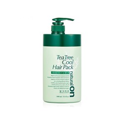 Освежающая маска для волос на основе чайного дерева Naturalon Tea Tree Cool Hair Pack, Daeng Gi Meo Ri 1000мл