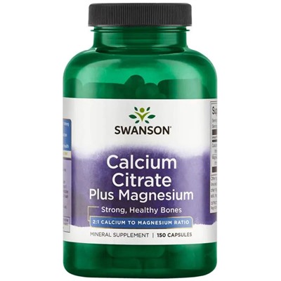 Swanson Calcium Citrate Plus MAG