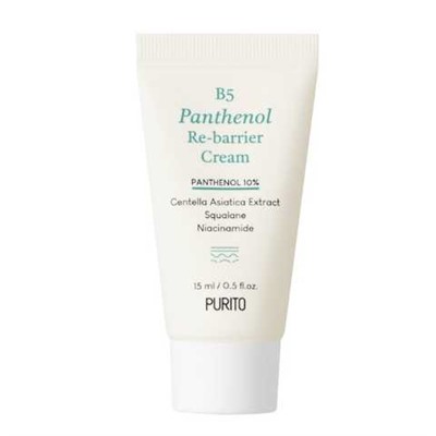 Крем для лица с пантенолом B5 Panthenol Re-barrier Cream (mini), PURITO, 15 мл