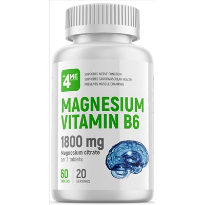 4Me Nutrition Magnesium Vitamin B6