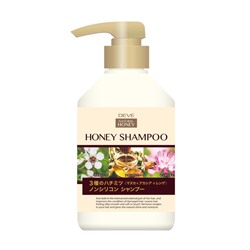 Шампунь для поврежденных волос 3 вида меда, Natural Honey Shampoo, Deve, 450 мл