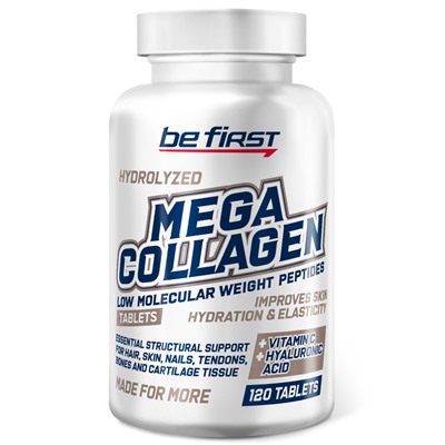 Be First Mega Collagen Peptides + hyaluronic acid + vitamin C