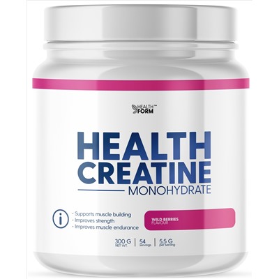 Health Form Creatine Monohydrate банка 300 г