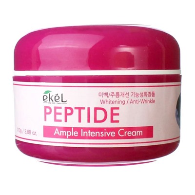 Крем для лица восстанавливающий с комплексом пептидов, Ample Intensive Cream Peptide, Ekel, 100 мл