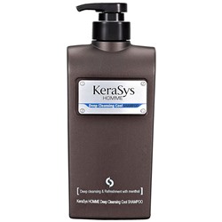 Мужской освежающий шампунь для волос Homme Deep Cleansing Cool Shampoo, KERASYS 550 мл