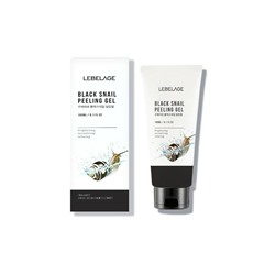 Отшелушивающий гель с муцином улитки Black Snail Peeling Gel, LEBELAGE   180 мл