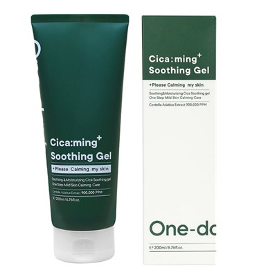 Успокаивающий и увлажняющий гель для лица с центеллой Cica:ming Soothing Gel, One-day's you, 200 мл