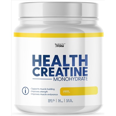 Health Form Creatine Monohydrate банка 300 г