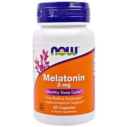 NOW Melatonin 3 mg