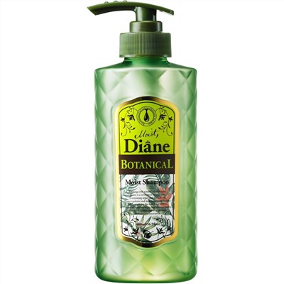 Шампунь бессиликоновый бессульфатный Увлажнение Moist Botanical, Diane 480 мл