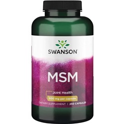 Swanson MSM 500 mg