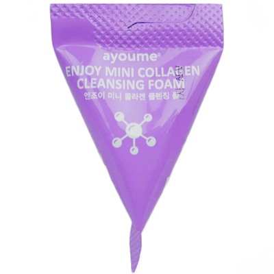 Пенка ENJOY MINI COLLAGEN CLEANSING FOAM, AYOUME, 1 шт.*3 г