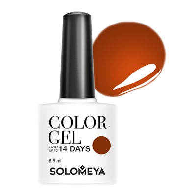 Гель-лак Color Gel Spicy cinnamon Пряная корица 117, Solomeya 8,5 мл