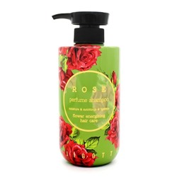 Парфюмированный шампунь для волос с экстрактом розы Rose Perfume Shampoo, Jigott 500 мл