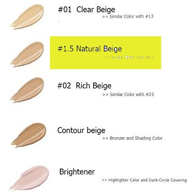 Консилер для маскировки недостатков (New) Cover Perfection Tip Concealer 1.5 Natural (Medium) Beige, SAEM 6,5 г