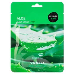 Маска тканевая для лица с экстрактом алое, Aloe, Consly, 25 мл