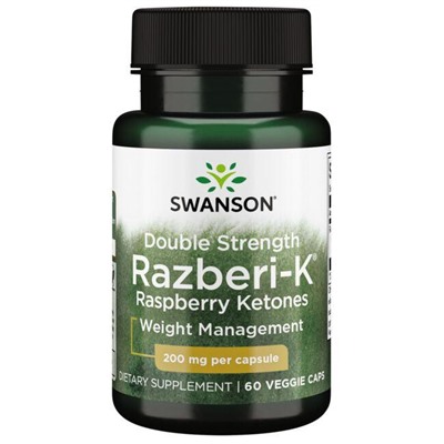 Swanson Double Strength Razberi-K Raspberry Ketones 200 mg