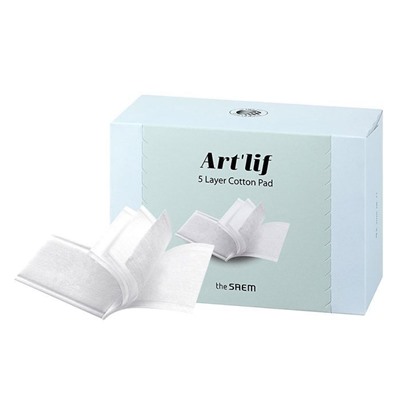 Диски хлопковые в наборе Art'Lif 5 Layer Cotton Pad, THE SAEM, 80 шт.