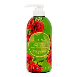 Парфюмированный лосьон для тела Роза, Rose Perfume Body Lotion, Rose Perfume Body Lotion, Jigott, 500 мл