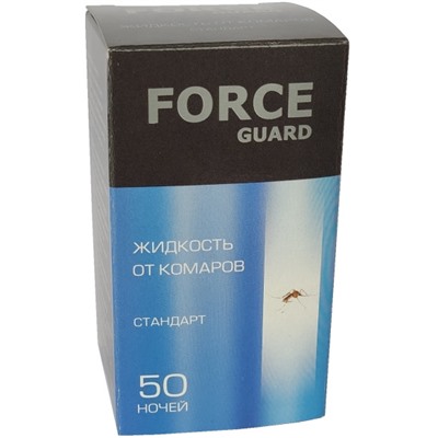 Дополнительный флакон для электрофумигатора синий 50 ночей, Force Guard