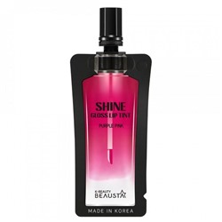 Тинт для губ Shine Gloss Lip tint 2 Purple Pink, Beausta, пурпурно-розовый, 4 мл