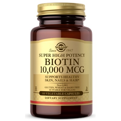 Solgar Biotin 10,000 mcg (Super High Potency)