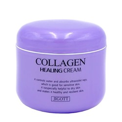 Питательный ночной крем с коллагеном Collagen Healing Cream, JIGOTT   100 мл