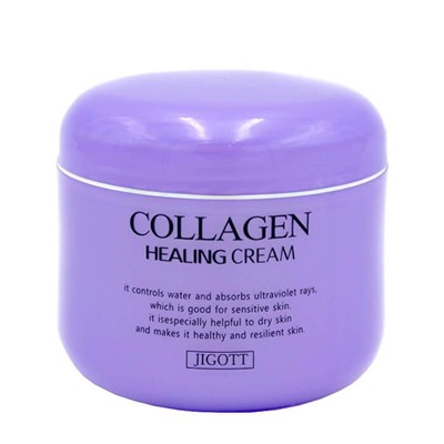 Питательный ночной крем с коллагеном Collagen Healing Cream, JIGOTT   100 мл