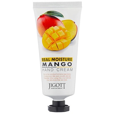 Крем для рук Real Moisture Mango Hand Cream, Jigott 100 мл