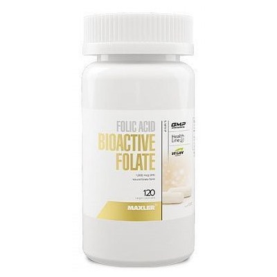 Maxler Folic Acid Bioactive Folate 5-MTHF