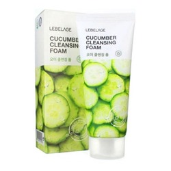 Пенка для умывания с экстрактом огурца CUCUMBER CLEANSING FOAM, LEBELAGE, 100 мл