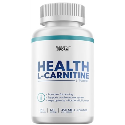 Health Form L-carnitine L-tartrate 450 mg