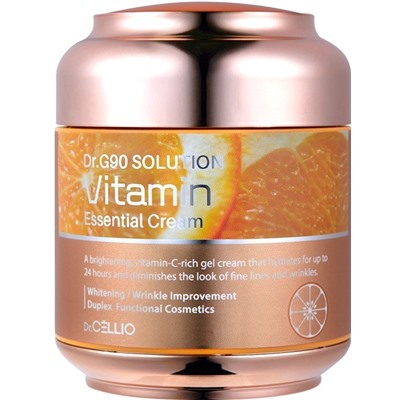 Крем для лица витаминный Dr.G90 SOLUTION VITAMIN ESSENTIAL CREAM, Dr. CELLIO, 85 г