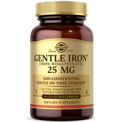 Solgar Gentle Iron 25 mg 90 vcaps