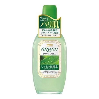 Увлажняющий лосьон для ухода за очень сухой кожей лица Green Plus Aloe Moisture Lotion, MEISHOKU 170 мл