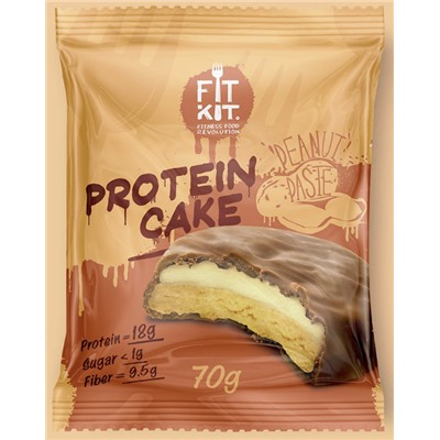 FITKIT Protein cake с начинкой (24 шт в уп) 70 г