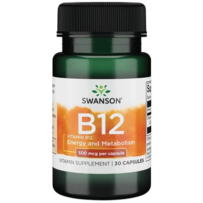 Swanson Vitamin B-12 500 mcg