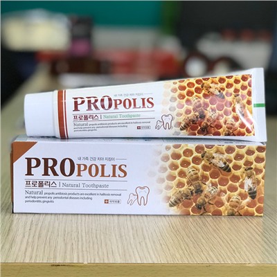 Зубная паста с прополисом (маточное молочко) Natural Bee Propolis Toothpaste, HANIL CHEMICAL 180 г