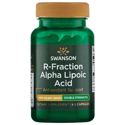 Swanson R-Fraction Alpha Lipoic Acid - Double Strength 100 mg